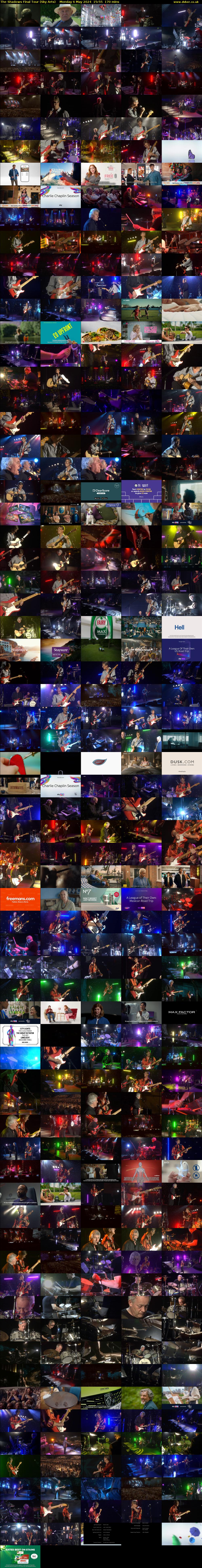 The Shadows Final Tour (Sky Arts) Monday 6 May 2024 15:55 - 18:45