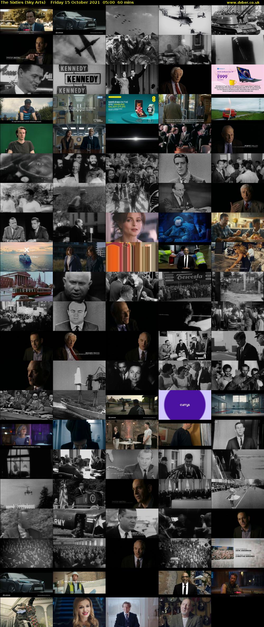 The Sixties (Sky Arts) Friday 15 October 2021 05:00 - 06:00