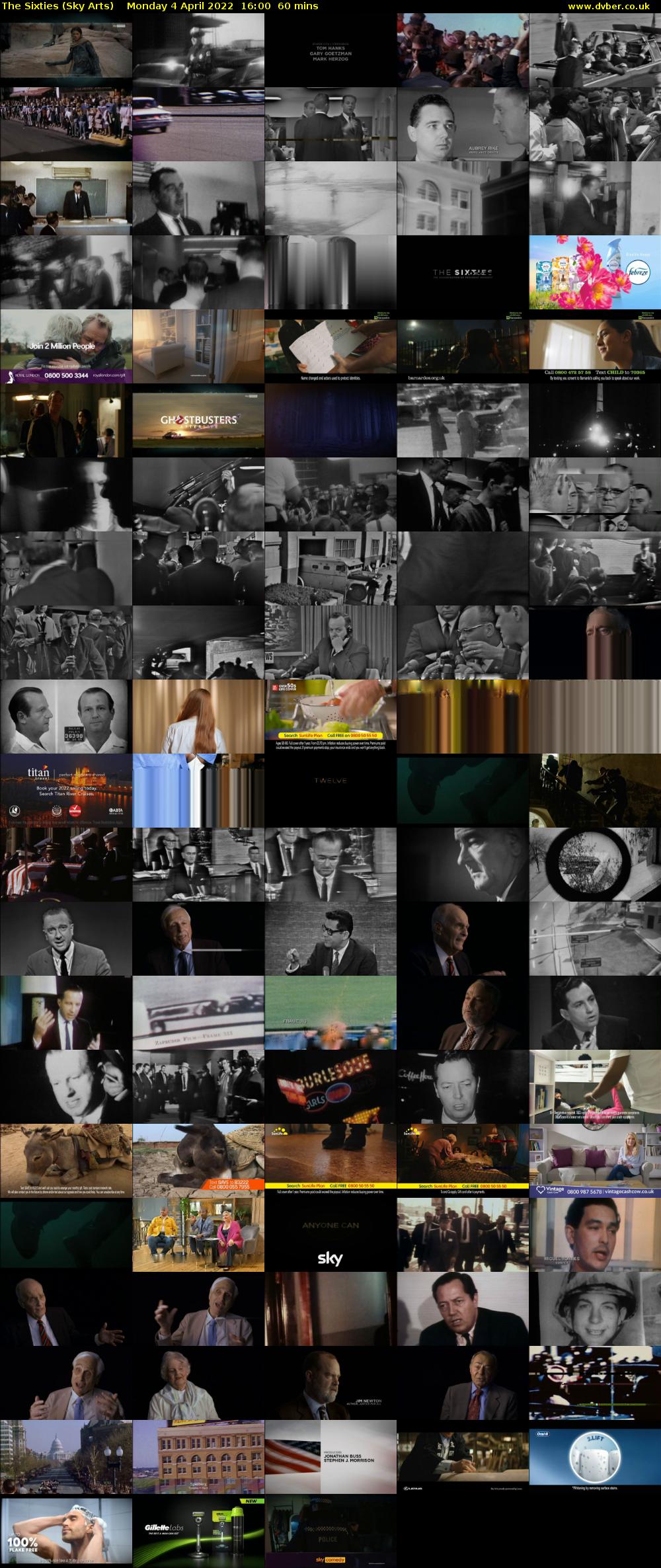 The Sixties (Sky Arts) Monday 4 April 2022 16:00 - 17:00