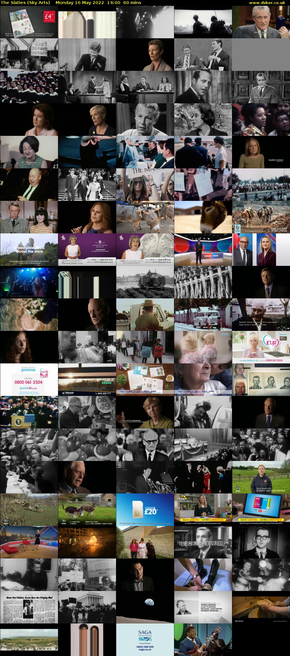 The Sixties (Sky Arts) Monday 16 May 2022 14:00 - 15:00