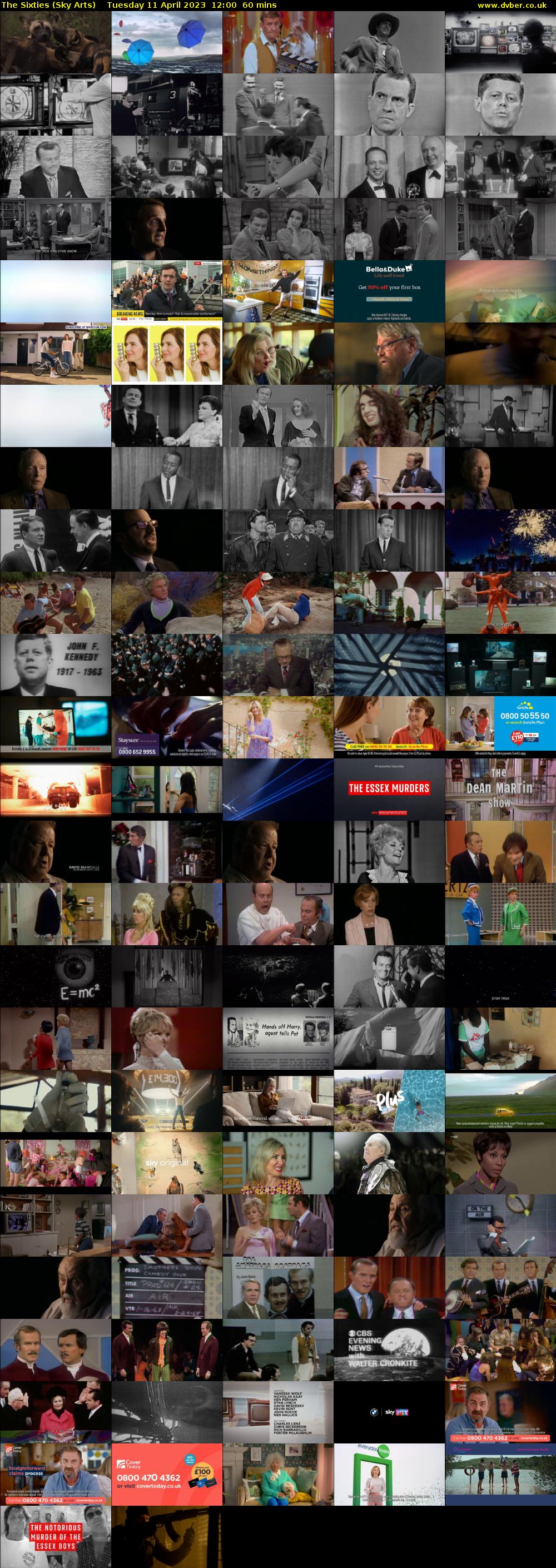 The Sixties (Sky Arts) Tuesday 11 April 2023 12:00 - 13:00