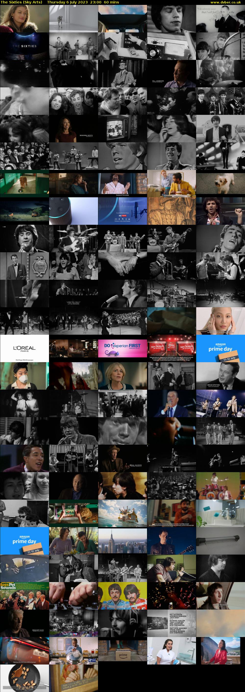 The Sixties (Sky Arts) Thursday 6 July 2023 23:00 - 00:00