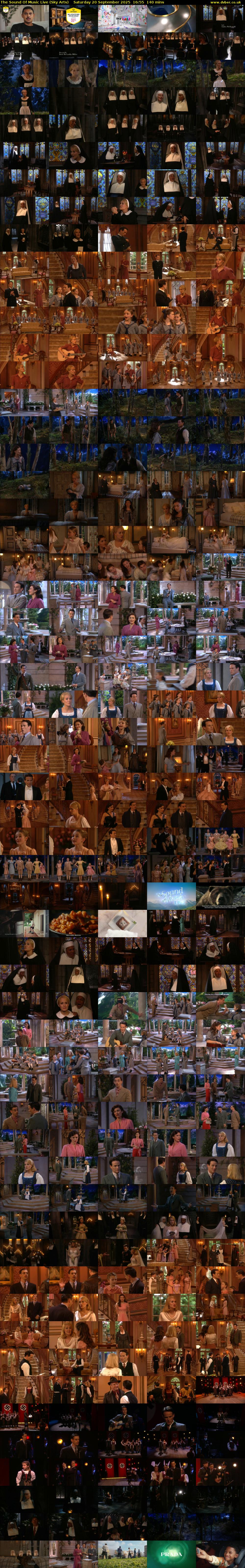 The Sound Of Music Live (Sky Arts) Saturday 20 September 2025 16:55 - 19:15