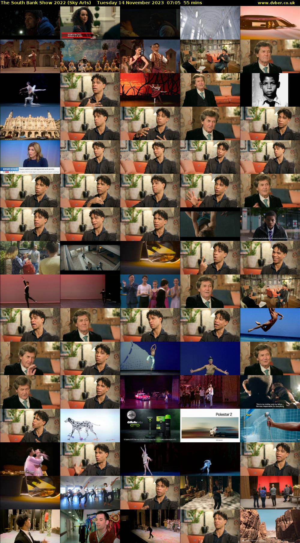 The South Bank Show 2022 (Sky Arts) Tuesday 14 November 2023 07:05 - 08:00