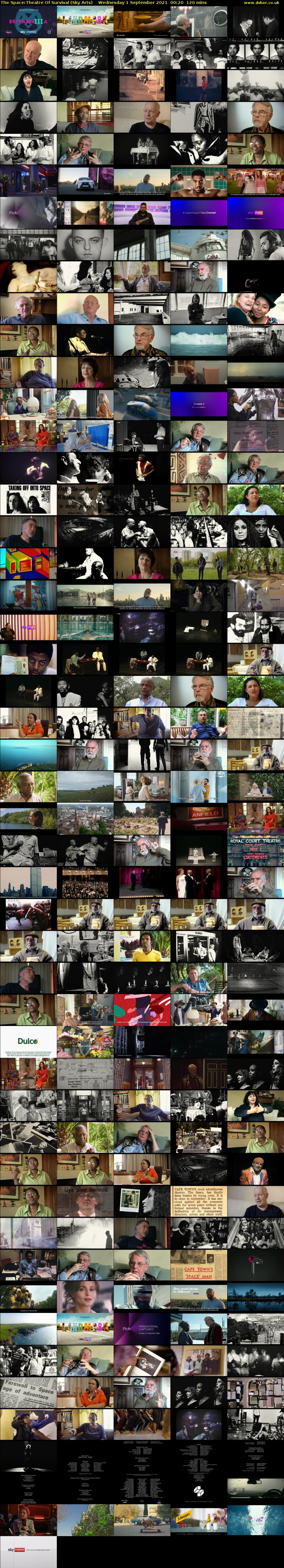 The Space:Theatre Of Survival (Sky Arts) Wednesday 1 September 2021 01:20 - 03:20