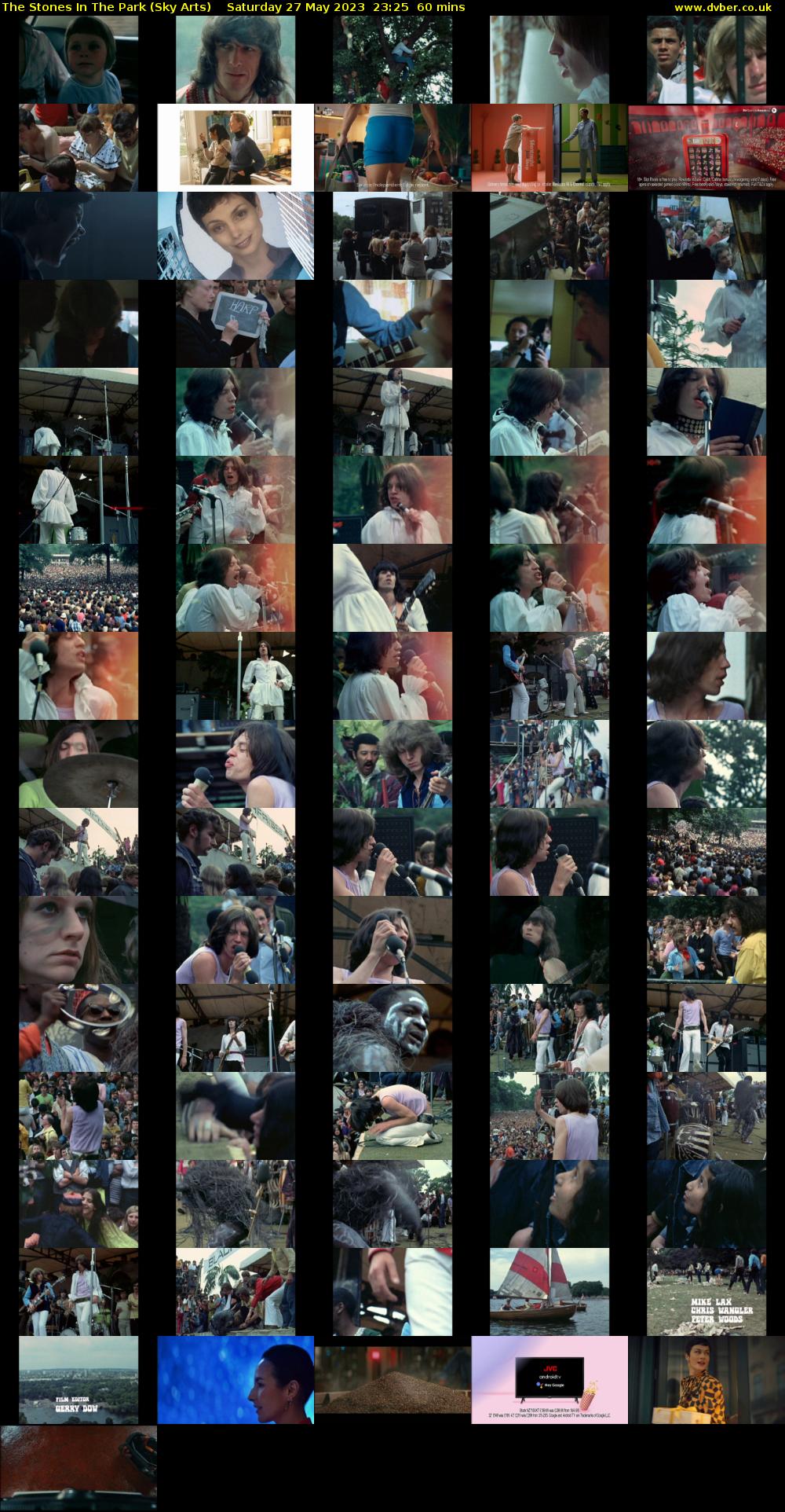 The Stones In The Park (Sky Arts) Saturday 27 May 2023 23:25 - 00:25