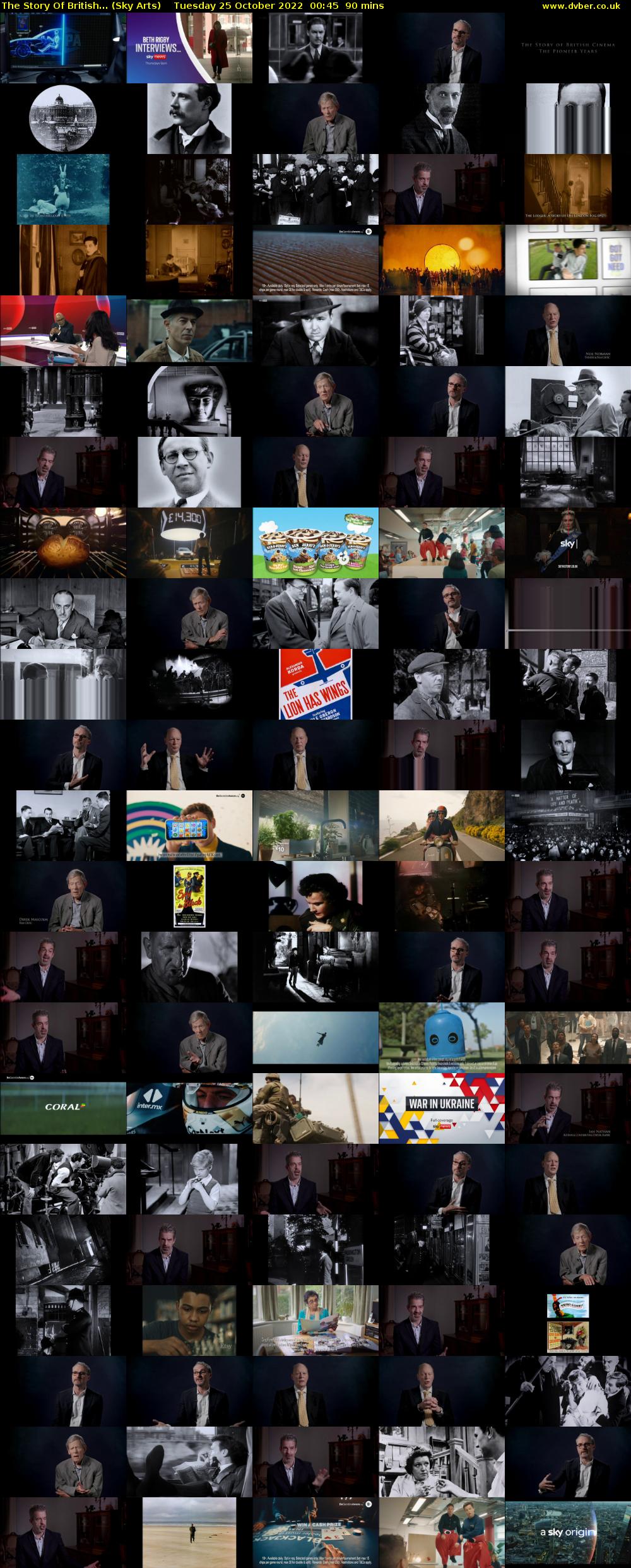 The Story Of British... (Sky Arts) Tuesday 25 October 2022 00:45 - 02:15