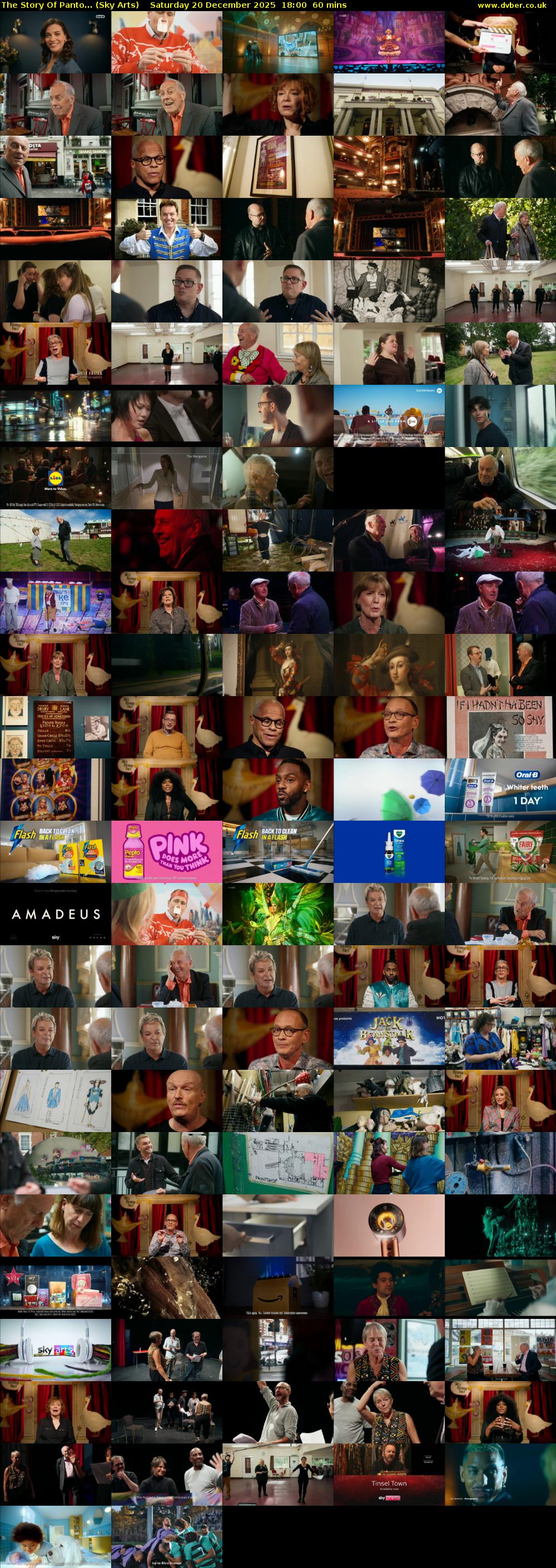 The Story Of Panto... (Sky Arts) Saturday 20 December 2025 18:00 - 19:00