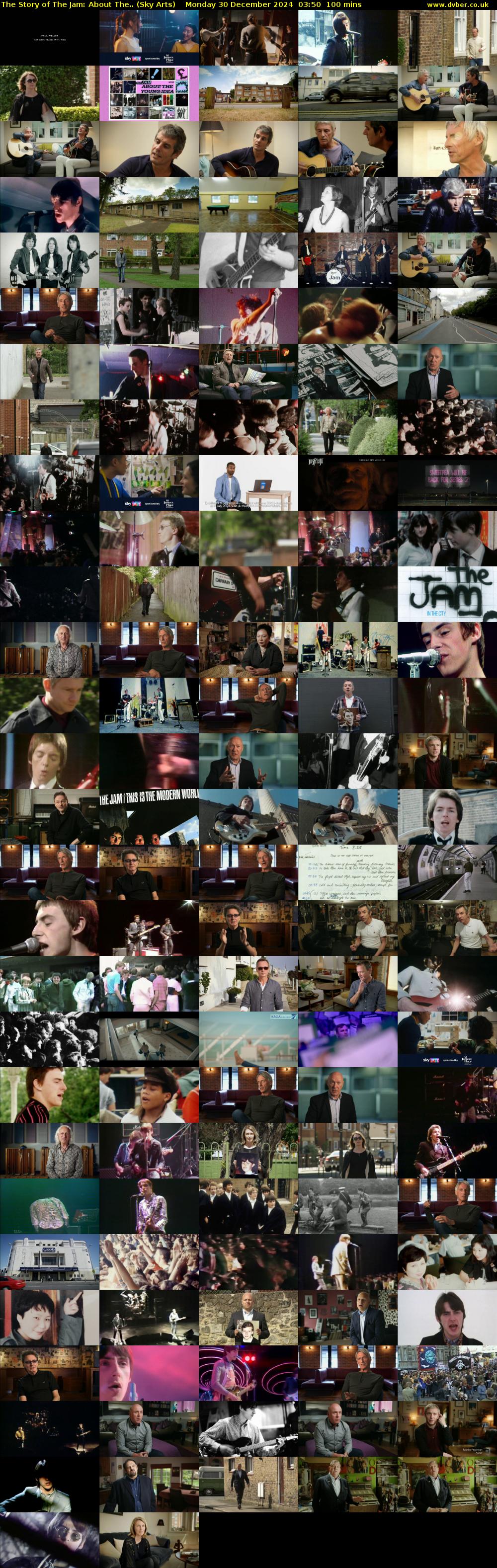 The Story of The Jam: About The.. (Sky Arts) Monday 30 December 2024 03:50 - 05:30