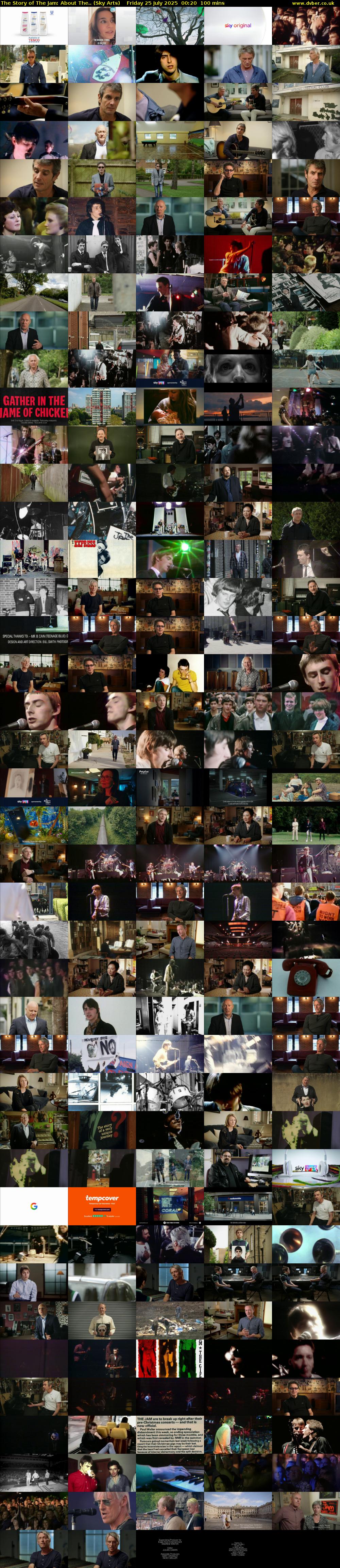 The Story of The Jam: About The.. (Sky Arts) Friday 25 July 2025 00:20 - 02:00