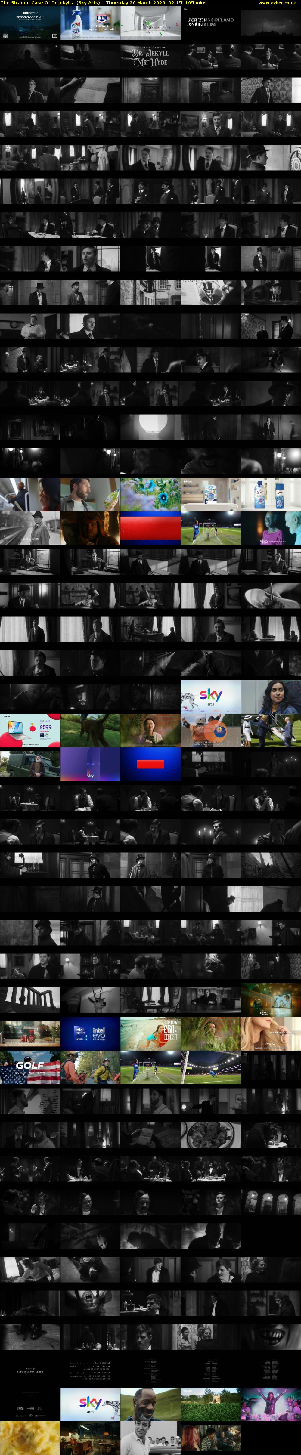 The Strange Case Of Dr Jekyll... (Sky Arts) Thursday 26 March 2026 02:15 - 04:00