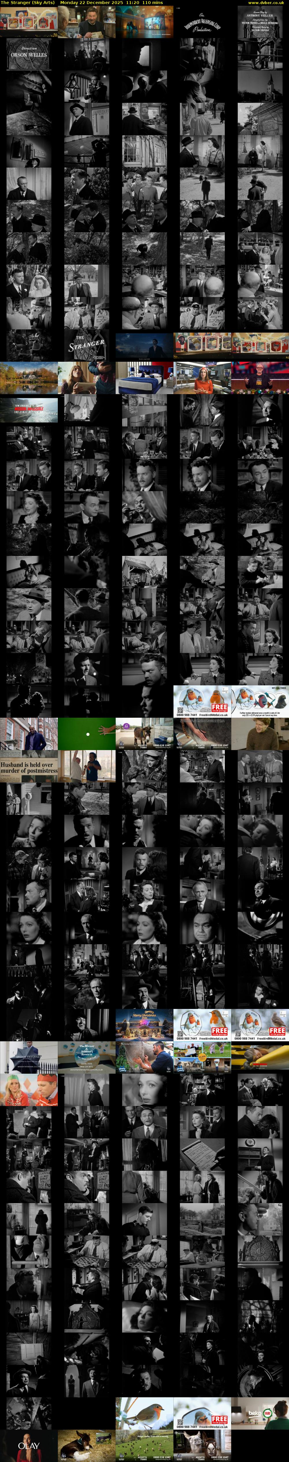 The Stranger (Sky Arts) Monday 22 December 2025 11:20 - 13:10