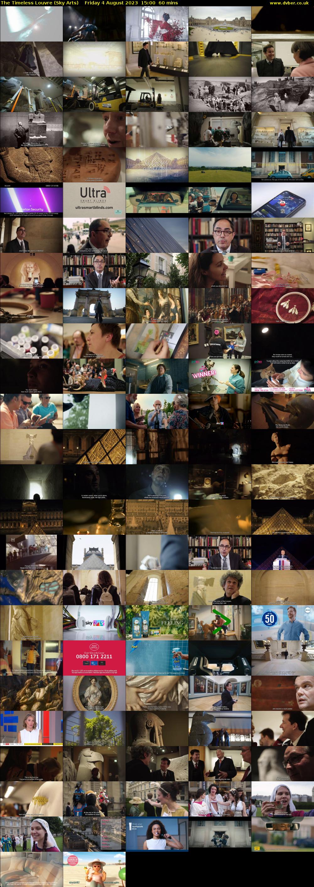 The Timeless Louvre (Sky Arts) Friday 4 August 2023 15:00 - 16:00