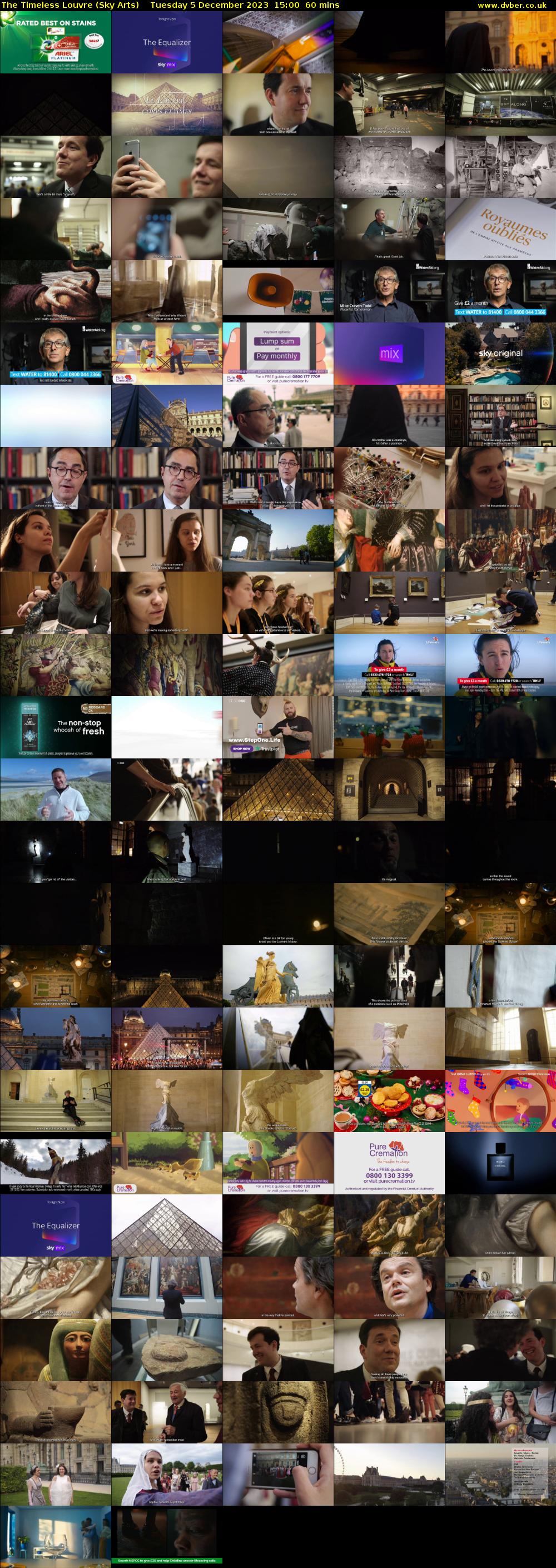 The Timeless Louvre (Sky Arts) Tuesday 5 December 2023 15:00 - 16:00
