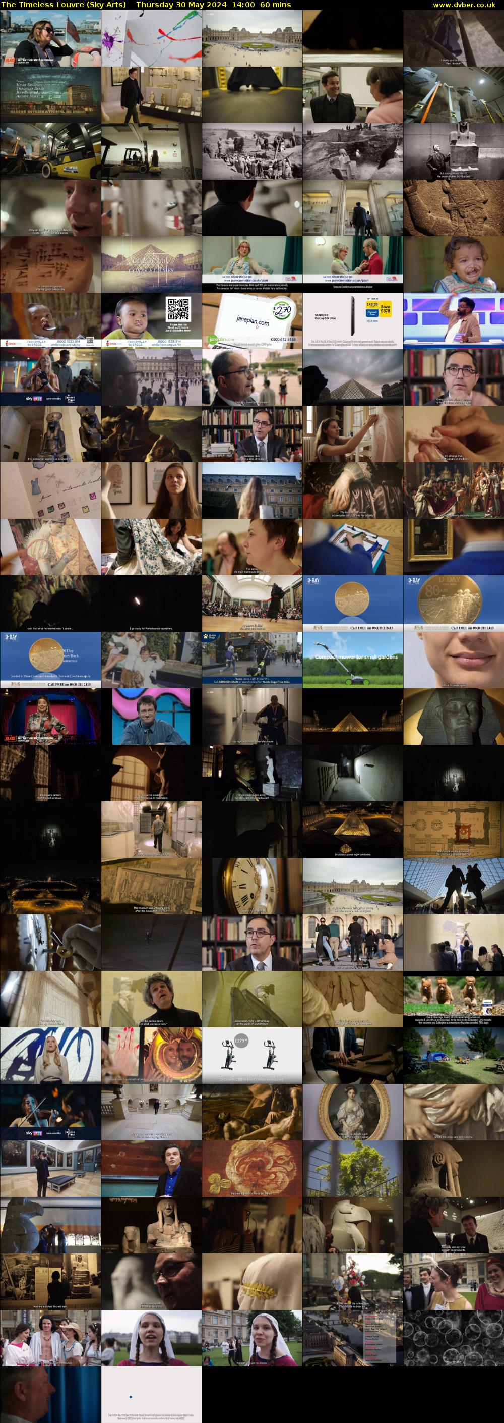 The Timeless Louvre (Sky Arts) Thursday 30 May 2024 14:00 - 15:00