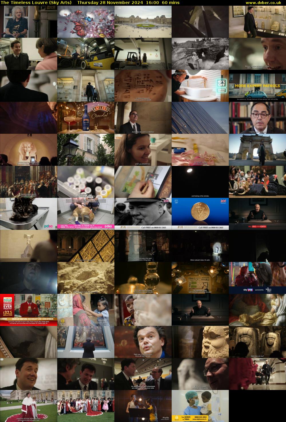 The Timeless Louvre (Sky Arts) Thursday 28 November 2024 16:00 - 17:00