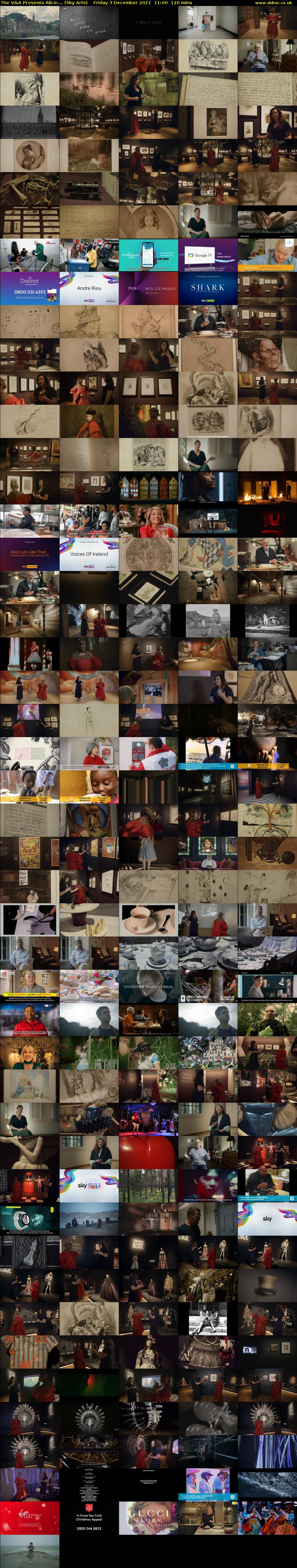 The V&A Presents Alice:... (Sky Arts) Friday 3 December 2021 11:00 - 13:00