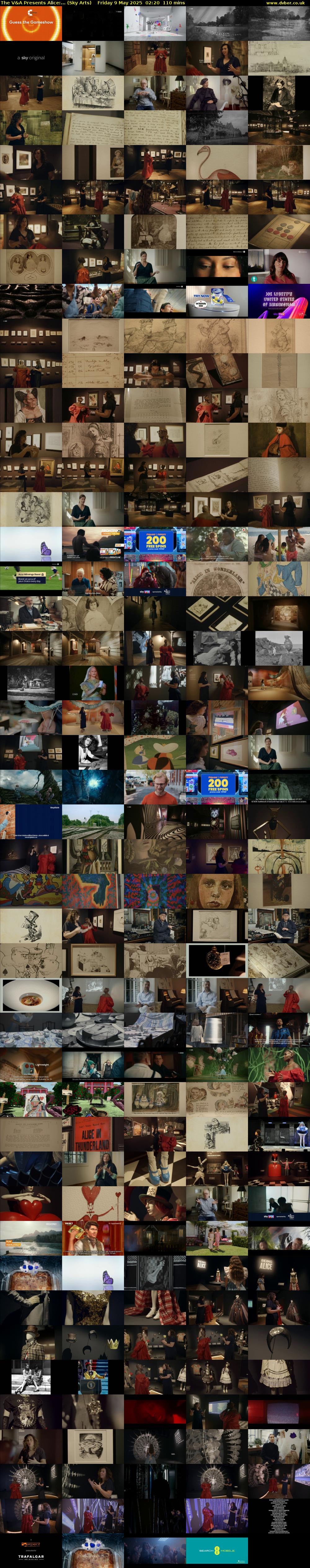 The V&A Presents Alice:... (Sky Arts) Friday 9 May 2025 02:20 - 04:10