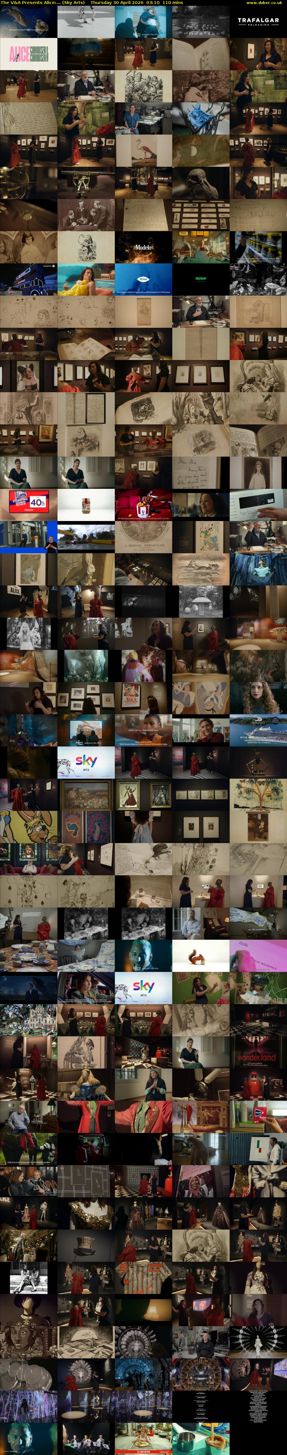The V&A Presents Alice:... (Sky Arts) Thursday 30 April 2026 03:10 - 05:00