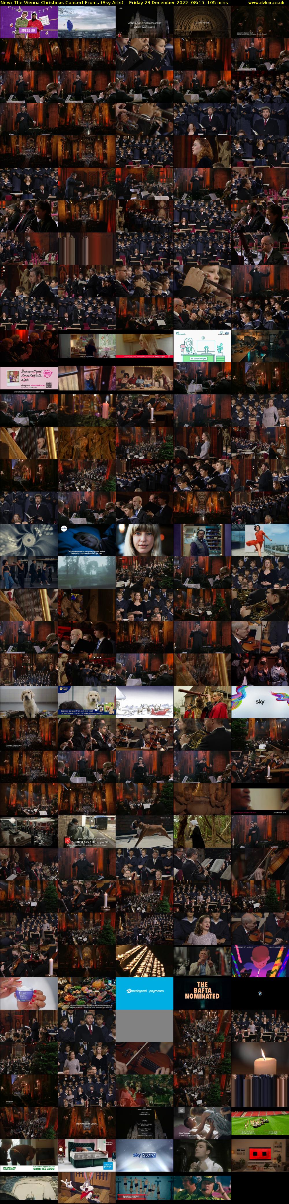 The Vienna Christmas Concert From.. (Sky Arts) Friday 23 December 2022 08:15 - 10:00
