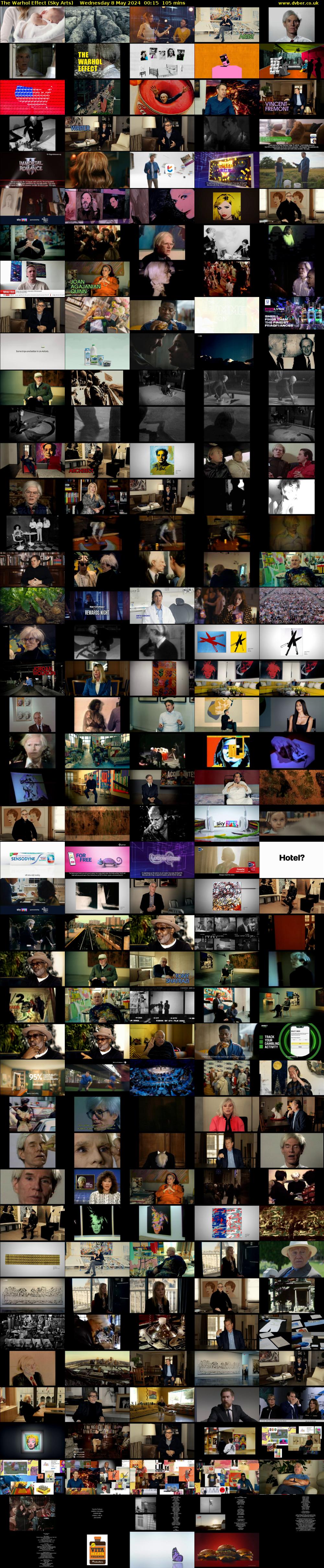 The Warhol Effect (Sky Arts) Wednesday 8 May 2024 00:15 - 02:00