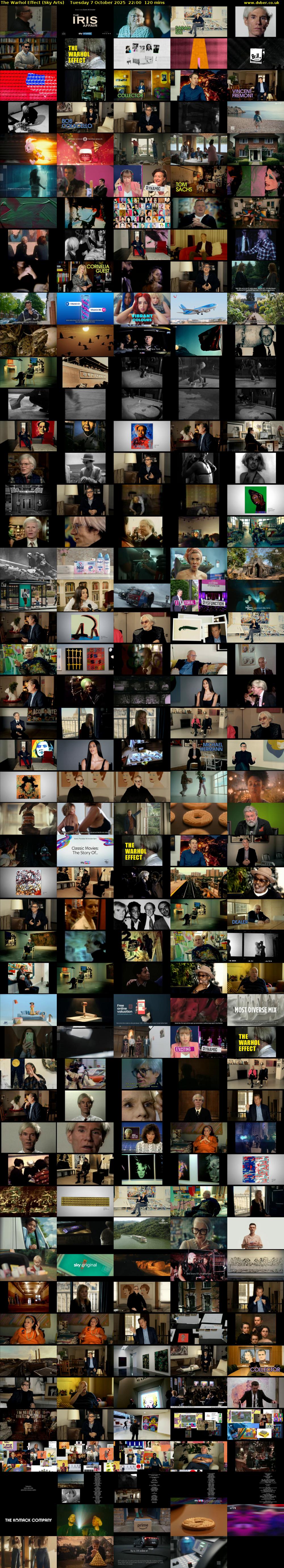 The Warhol Effect (Sky Arts) Tuesday 7 October 2025 22:00 - 00:00