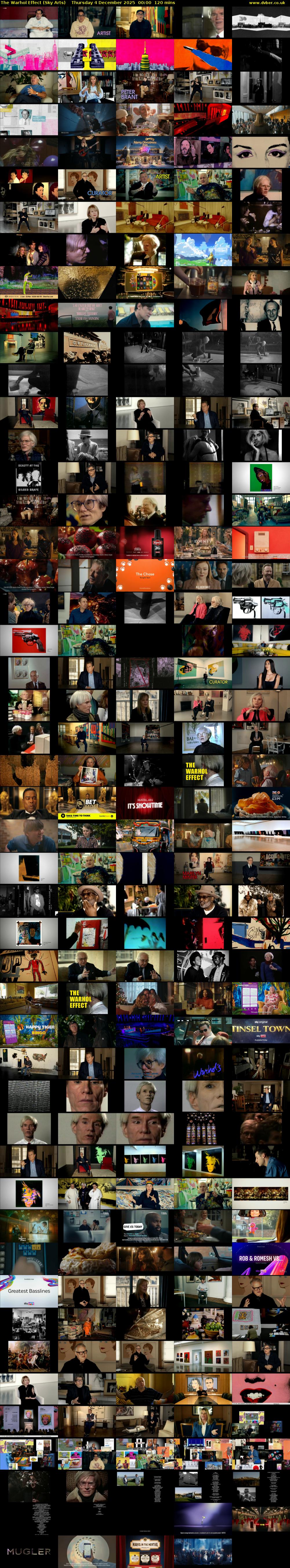 The Warhol Effect (Sky Arts) Thursday 4 December 2025 00:00 - 02:00