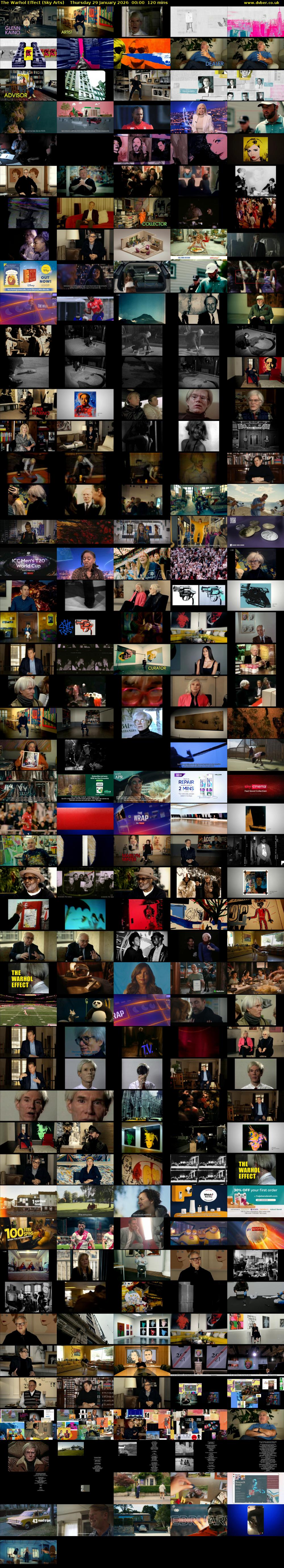 The Warhol Effect (Sky Arts) Thursday 29 January 2026 00:00 - 02:00