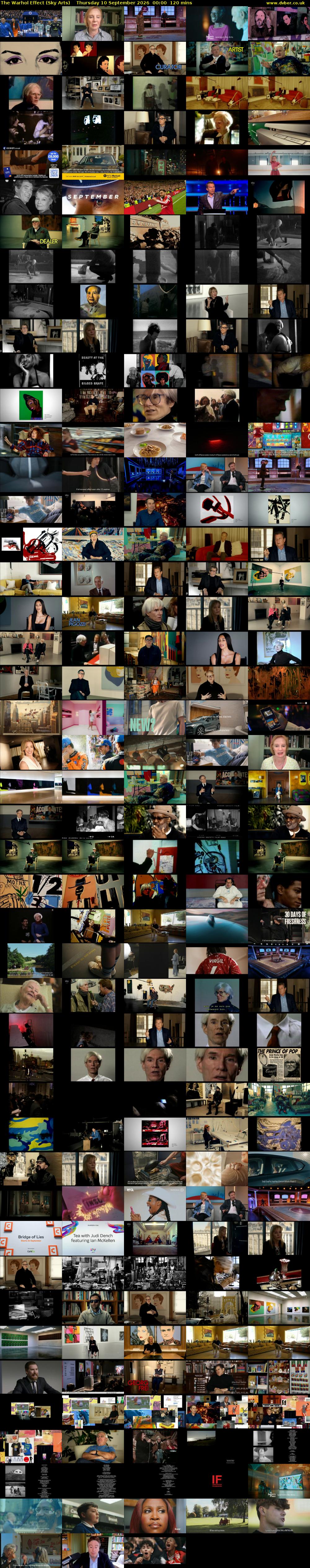 The Warhol Effect (Sky Arts) Thursday 10 September 2026 00:00 - 02:00