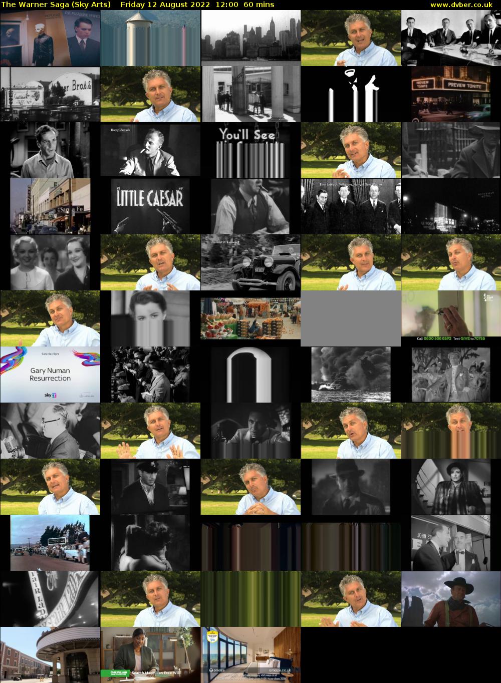 The Warner Saga (Sky Arts) Friday 12 August 2022 12:00 - 13:00