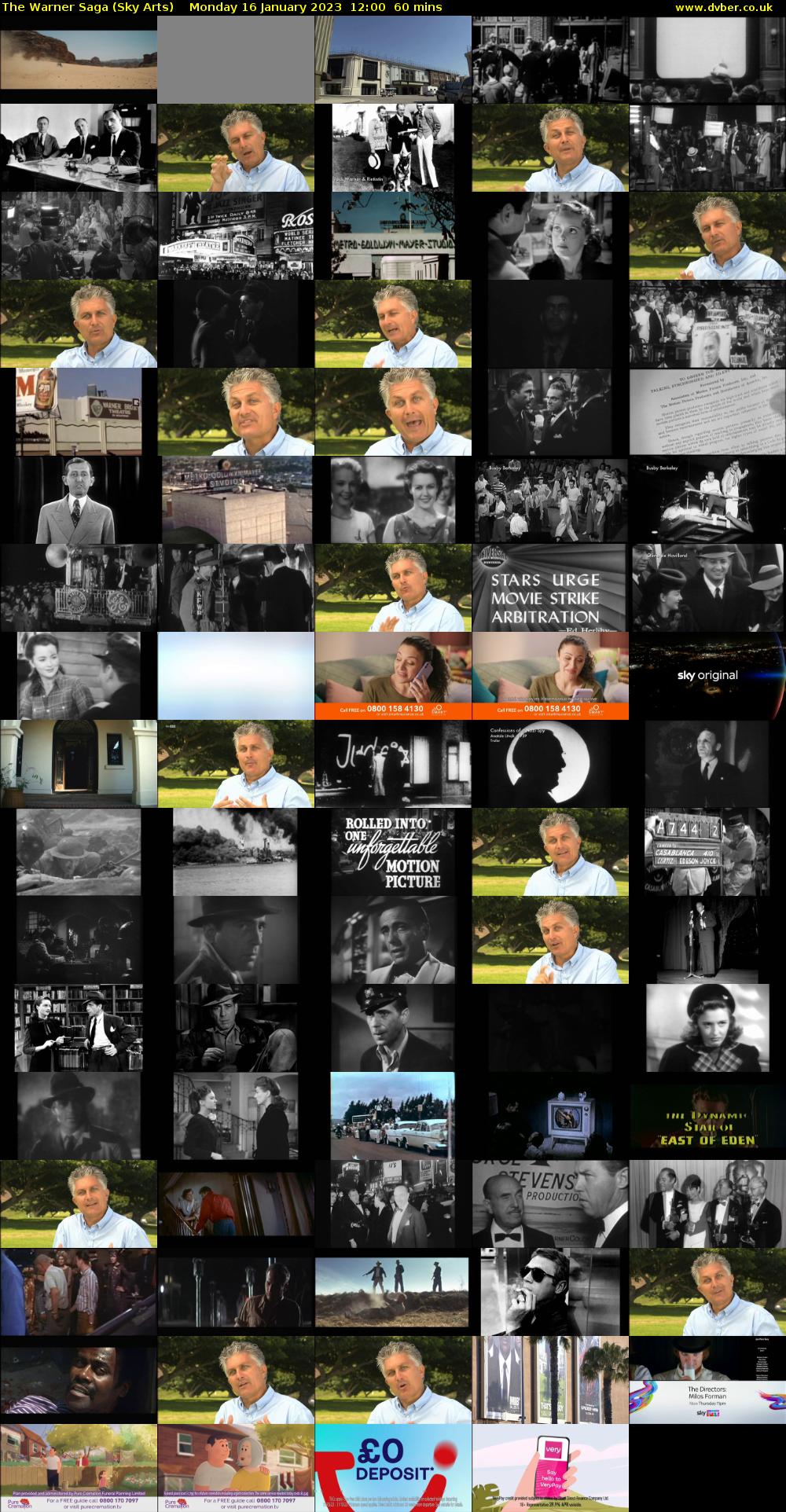 The Warner Saga (Sky Arts) Monday 16 January 2023 12:00 - 13:00