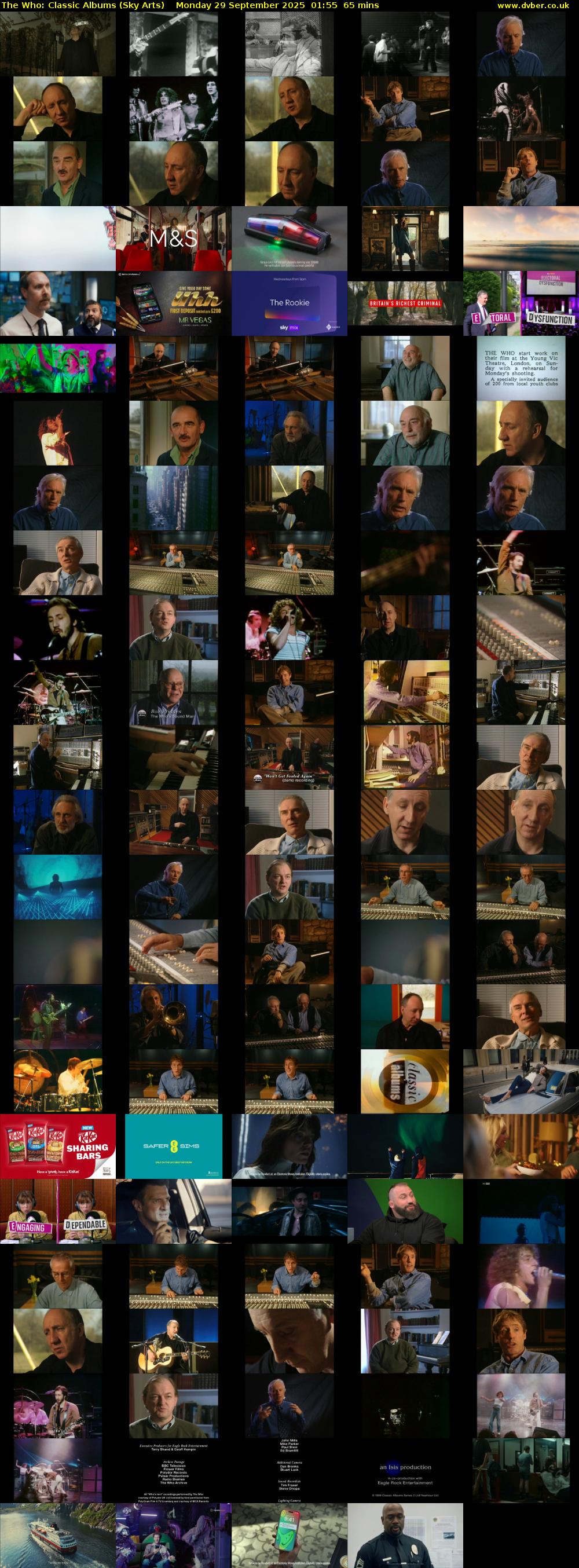 The Who: Classic Albums (Sky Arts) Monday 29 September 2025 01:55 - 03:00