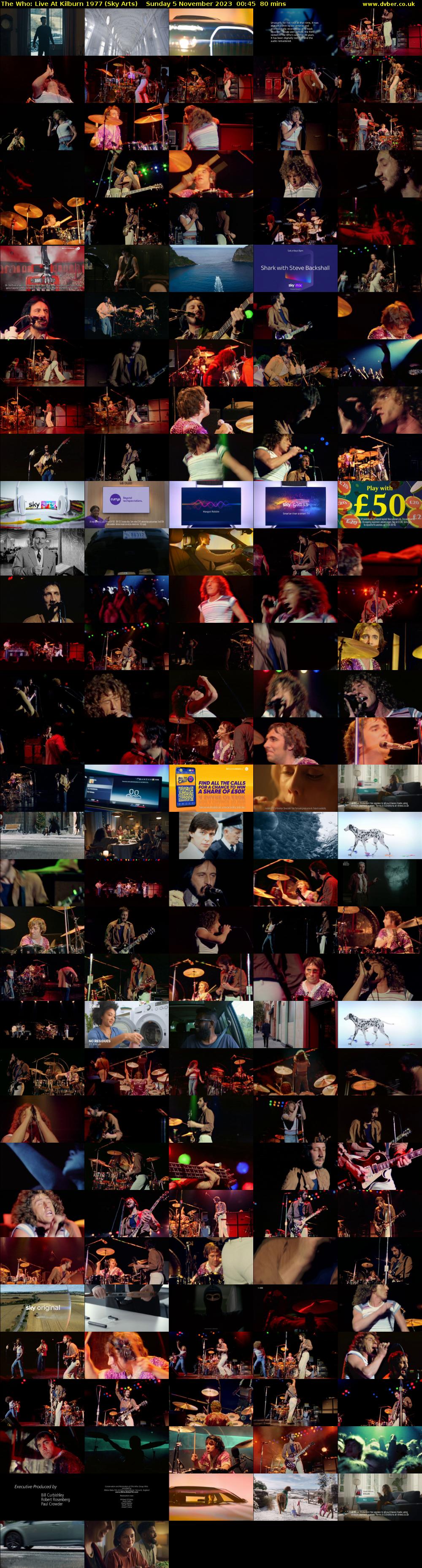 The Who: Live At Kilburn 1977 (Sky Arts) Sunday 5 November 2023 00:45 - 02:05