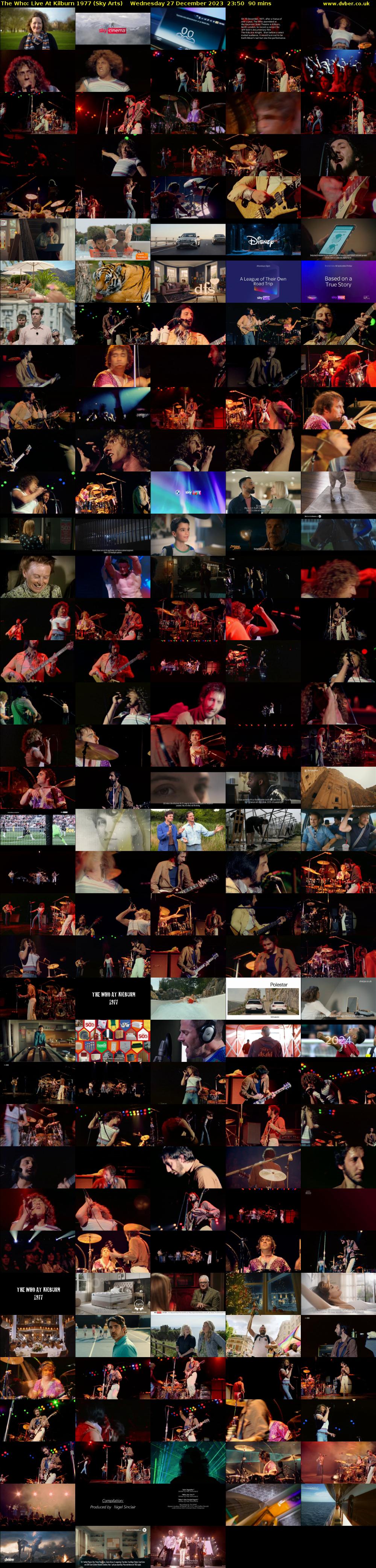 The Who: Live At Kilburn 1977 (Sky Arts) Wednesday 27 December 2023 23:50 - 01:20