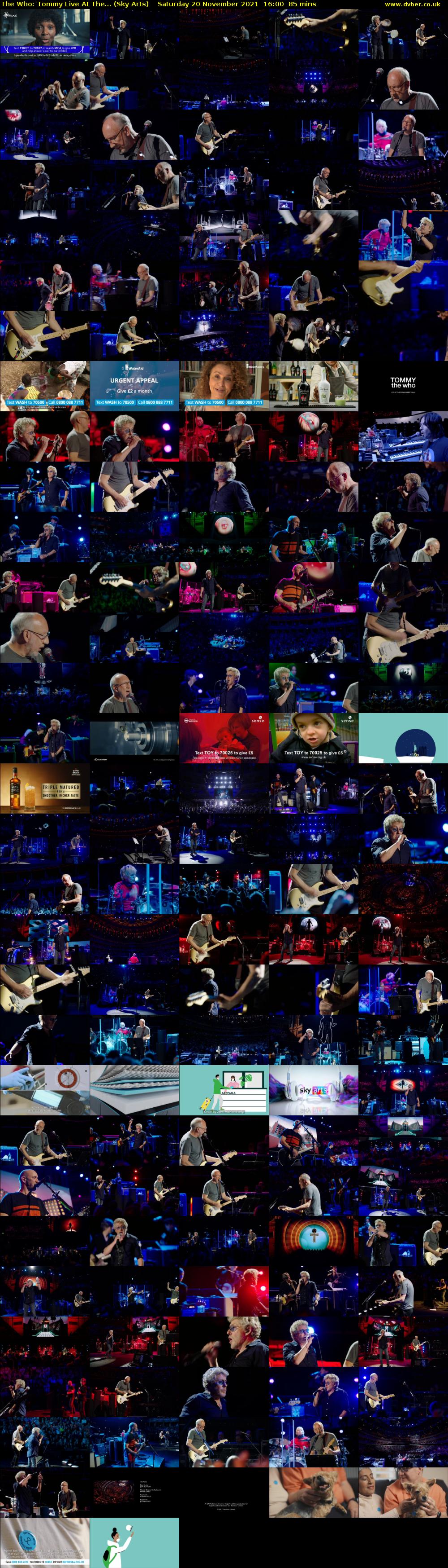The Who: Tommy Live At The... (Sky Arts) Saturday 20 November 2021 16:00 - 17:25