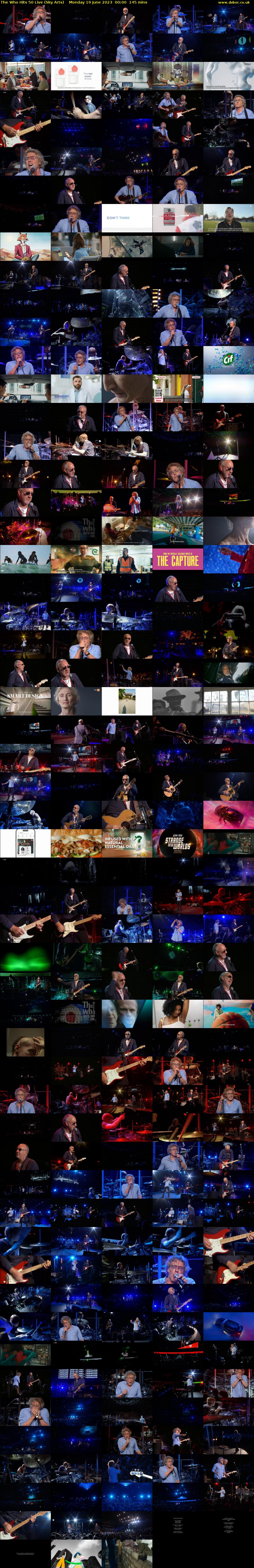 The Who Hits 50 Live (Sky Arts) Monday 19 June 2023 00:00 - 02:25