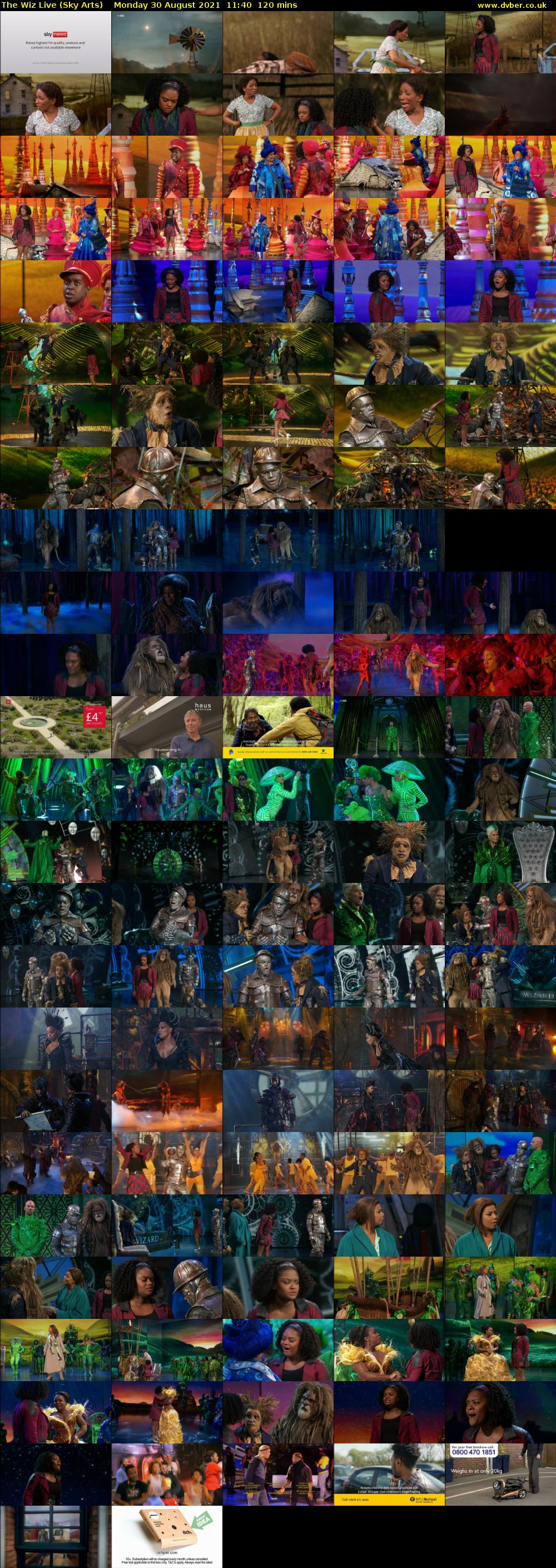 The Wiz Live (Sky Arts) Monday 30 August 2021 12:40 - 14:40