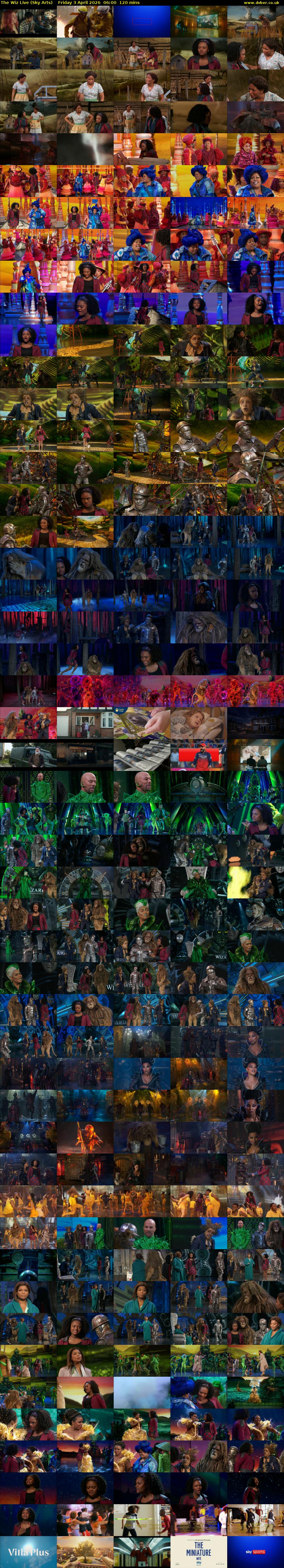 The Wiz Live (Sky Arts) Friday 3 April 2026 06:00 - 08:00