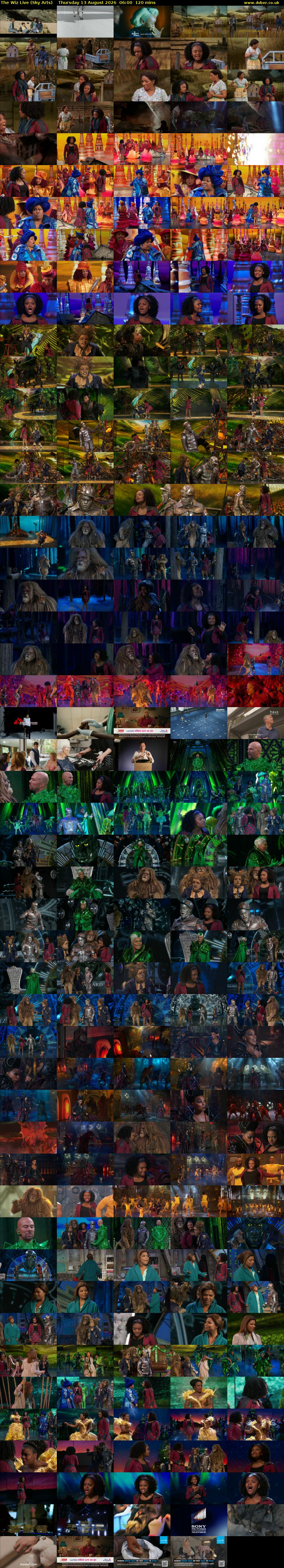 The Wiz Live (Sky Arts) Thursday 13 August 2026 06:00 - 08:00