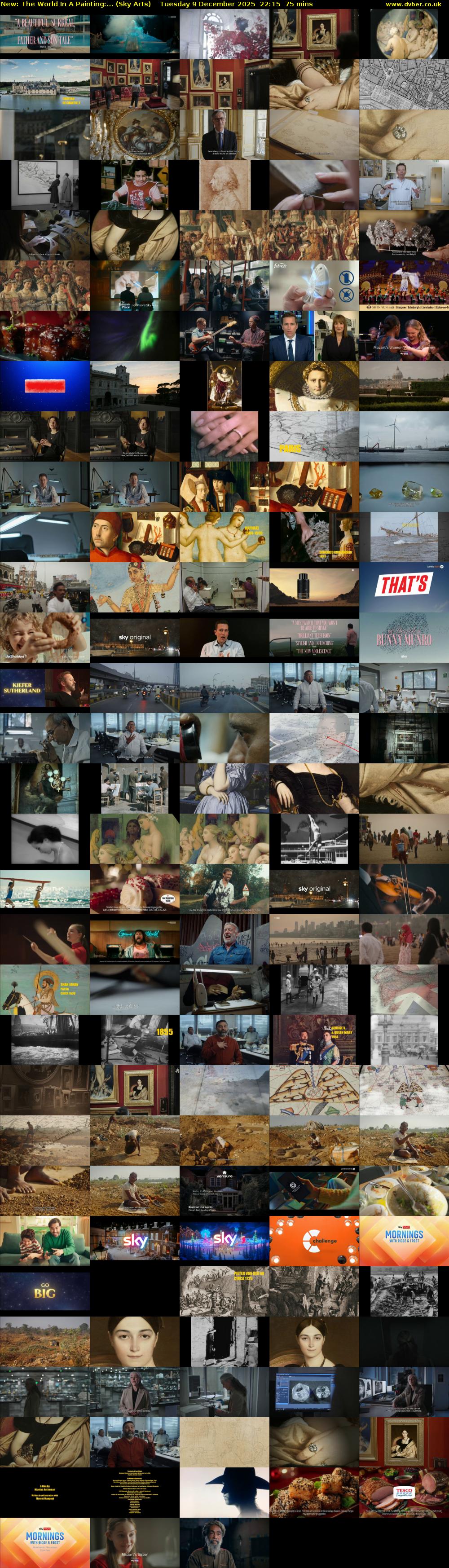 The World In A Painting:... (Sky Arts) Tuesday 9 December 2025 22:15 - 23:30