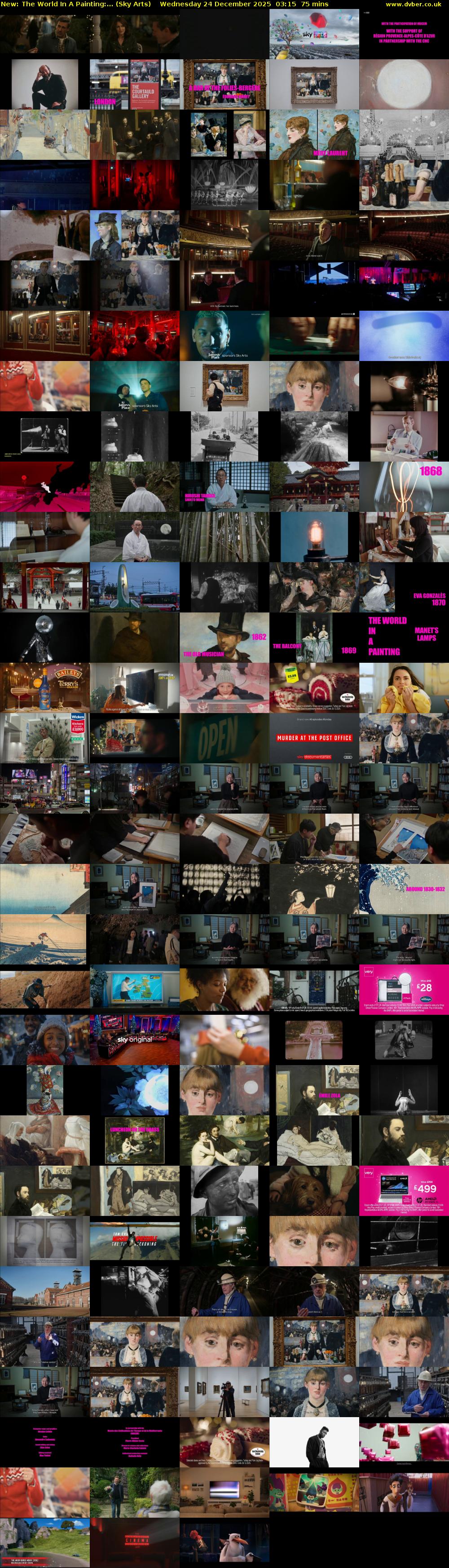 The World In A Painting:... (Sky Arts) Wednesday 24 December 2025 03:15 - 04:30