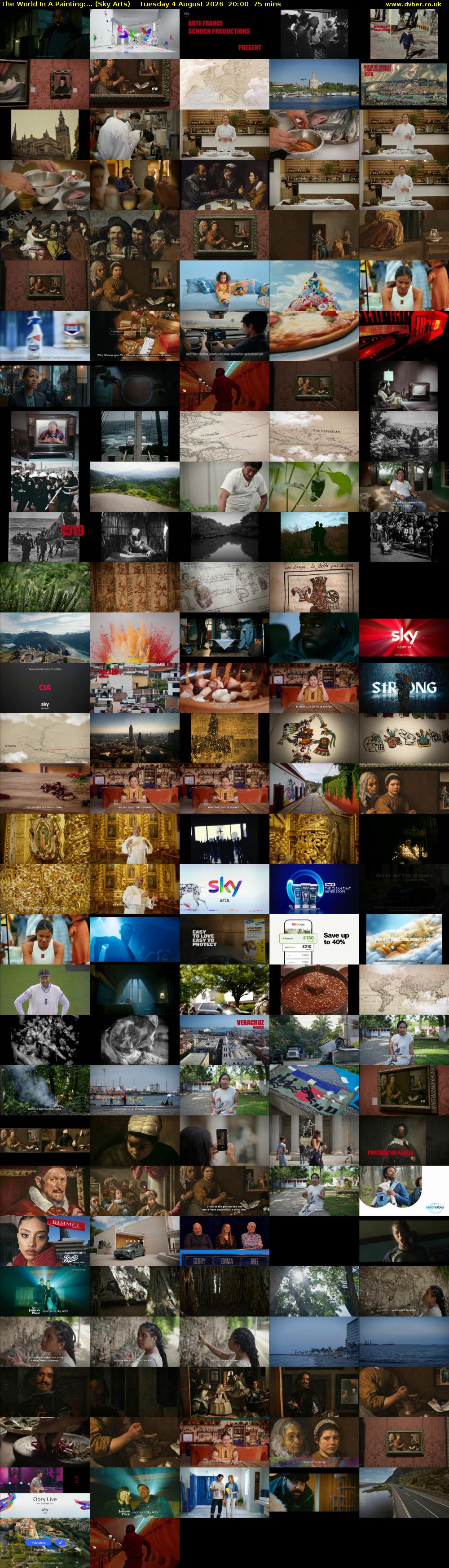 The World In A Painting:... (Sky Arts) Tuesday 4 August 2026 20:00 - 21:15