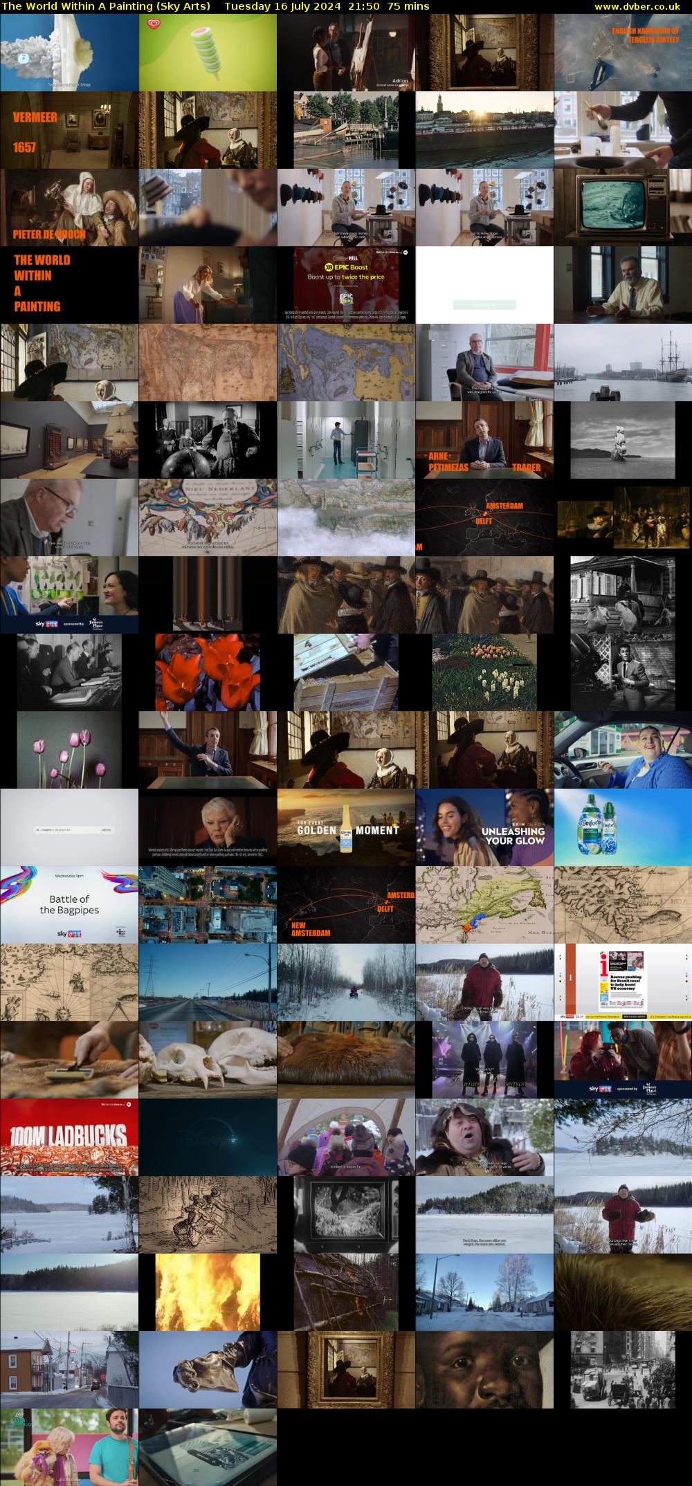The World Within A Painting (Sky Arts) Tuesday 16 July 2024 21:50 - 23:05