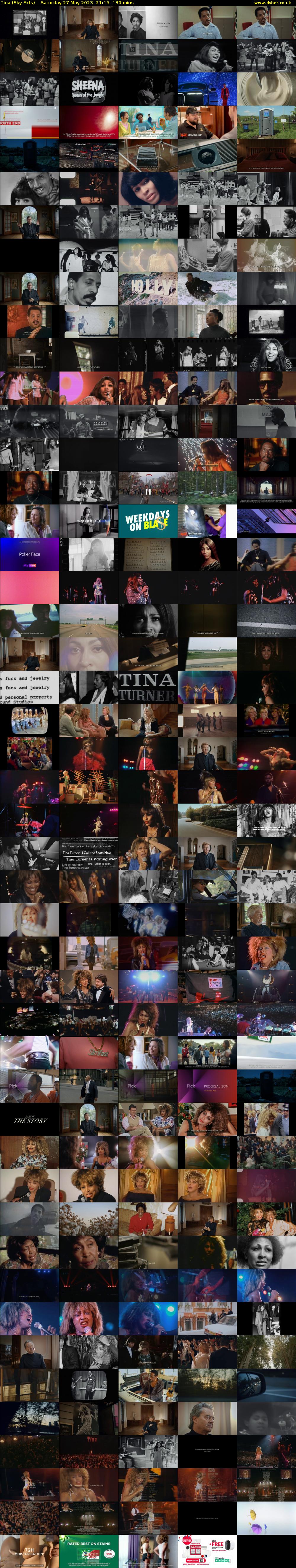Tina (Sky Arts) Saturday 27 May 2023 21:15 - 23:25