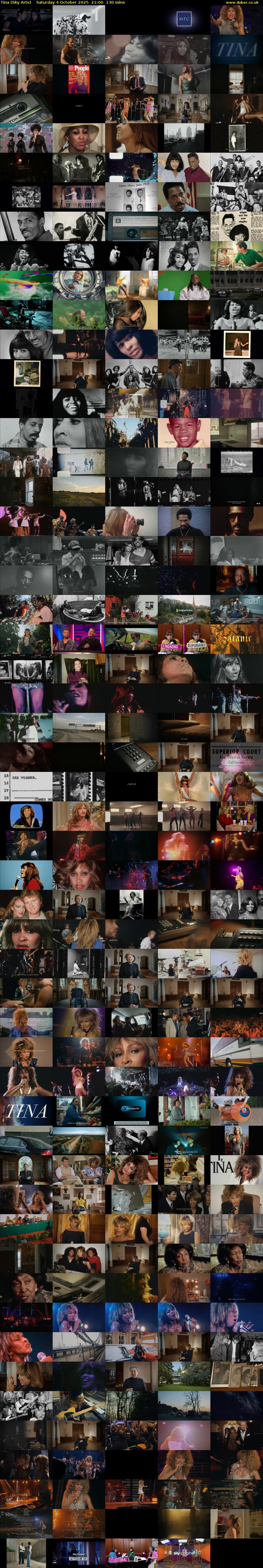 Tina (Sky Arts) Saturday 4 October 2025 21:00 - 23:10