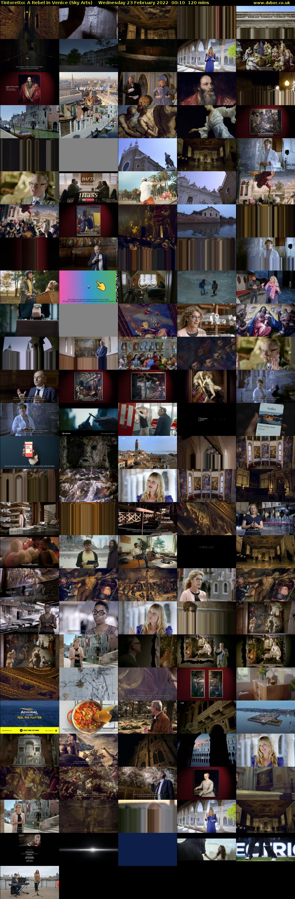 Tintoretto: A Rebel In Venice (Sky Arts) Wednesday 23 February 2022 00:10 - 02:10