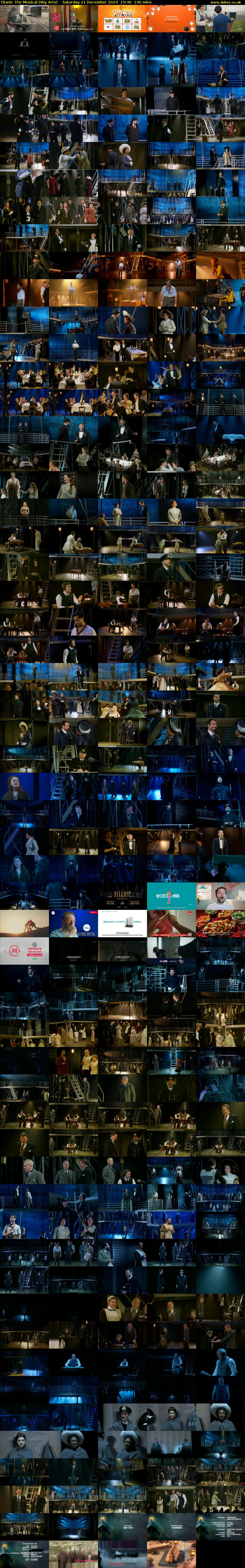 Titanic The Musical (Sky Arts) Saturday 21 December 2024 15:40 - 18:00