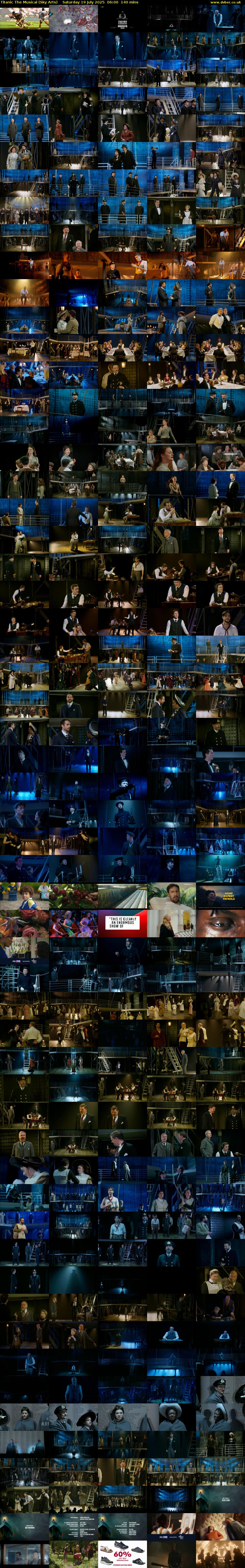 Titanic The Musical (Sky Arts) Saturday 19 July 2025 06:00 - 08:20