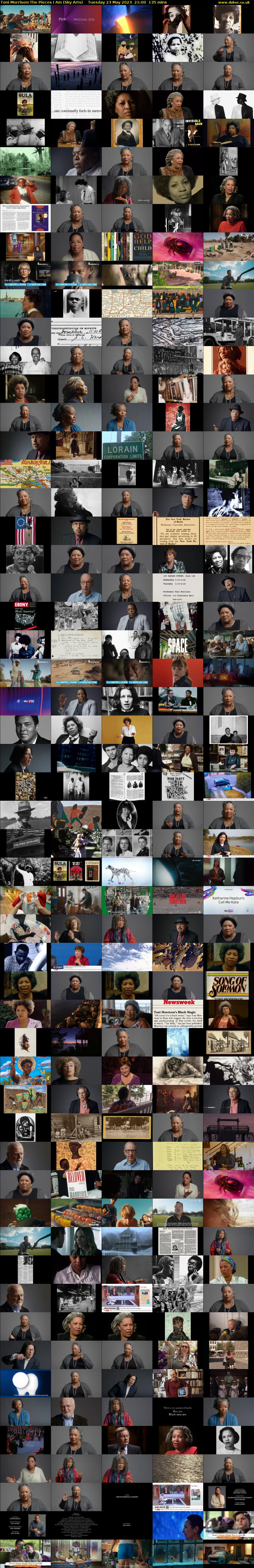 Toni Morrison:The Pieces I Am (Sky Arts) Tuesday 23 May 2023 21:00 - 23:15