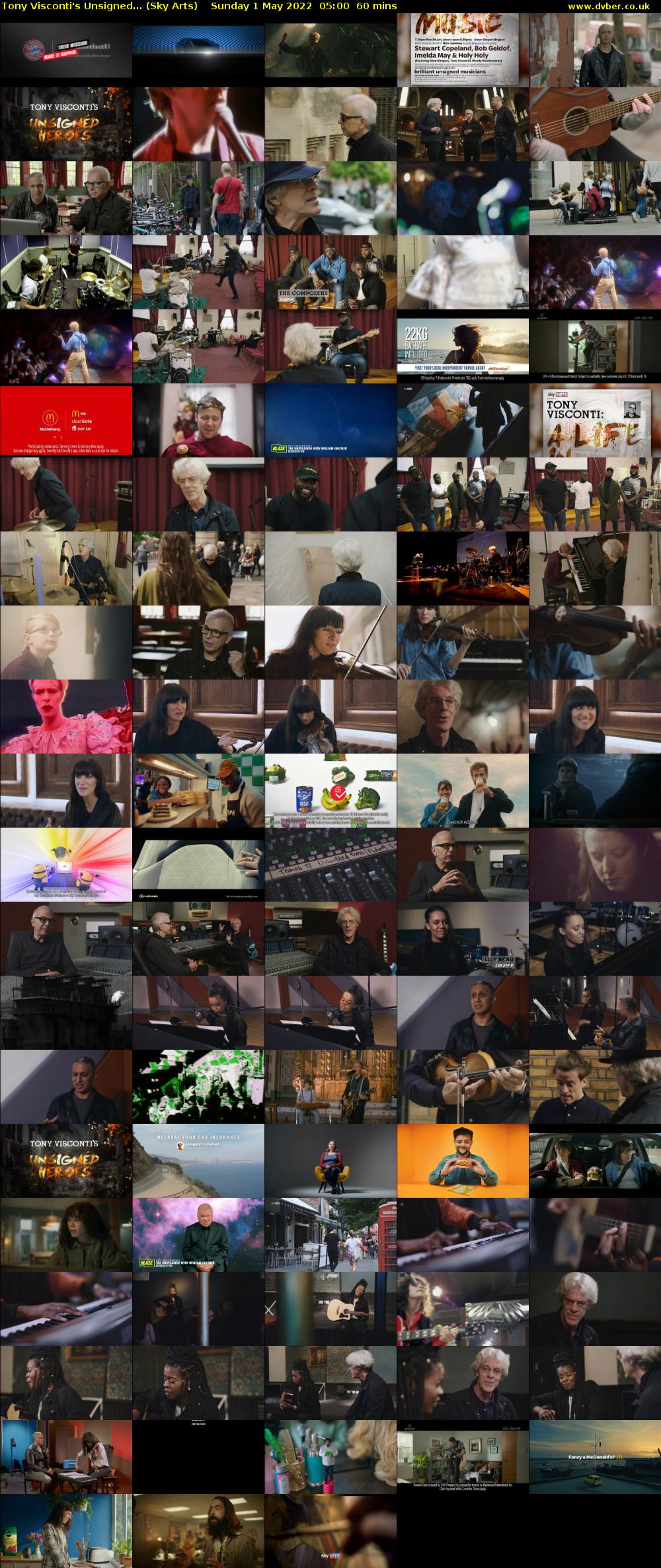 Tony Visconti's Unsigned... (Sky Arts) Sunday 1 May 2022 05:00 - 06:00